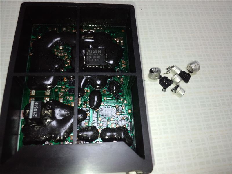 H56的ATコンピューター修理②内部＆病巣追撃編（三菱 パジェロミニ