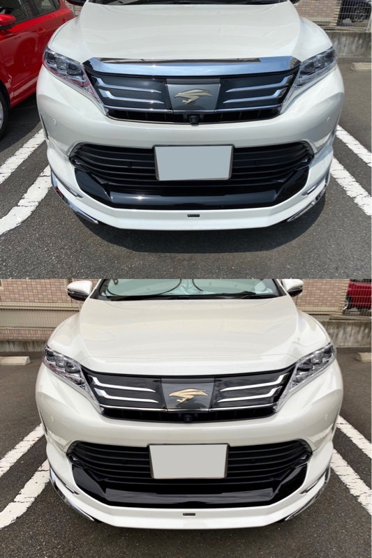 ボンネットフードモール交換（トヨタ ハリアー・U60系）by AKI-SAN