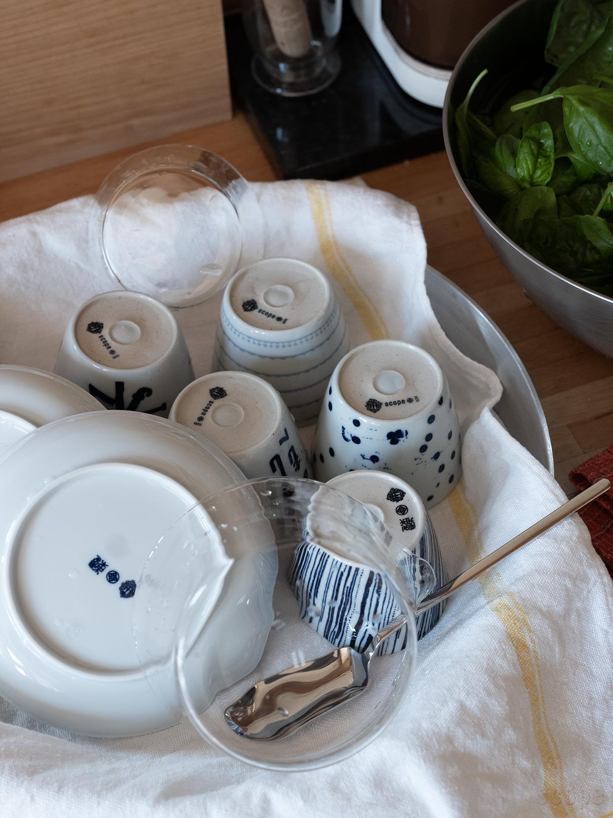 印判 | 猪口 蛇の目高台 | 東屋