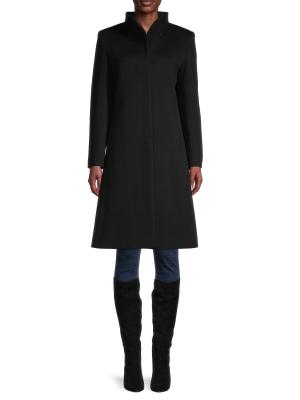 Cinzia Rocca Virgin Wool-Blend Coat on SALE | Saks OFF 5TH