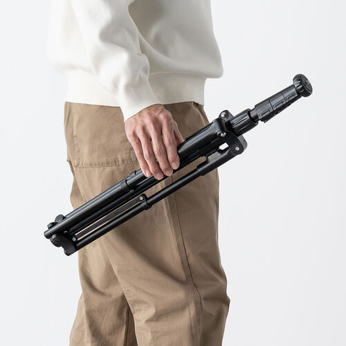 設置が数秒！自動で脚が開く「超時短」軽量三脚を発売