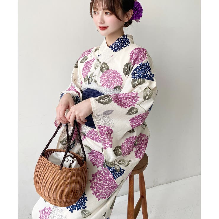 浴衣3点セット（ゆかた・帯2本）、その他3のみ2点セット[品番