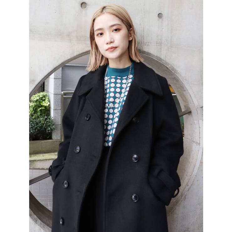 ダブルマキシチェスターコート[品番：MKSW0047838]｜MURUA（ムルーア