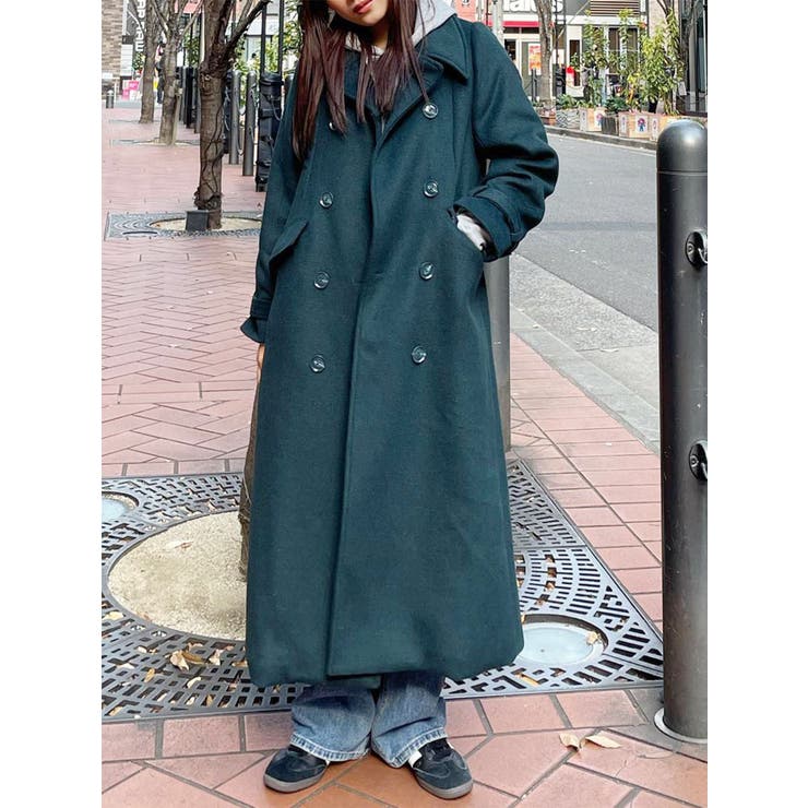 ダブルマキシチェスターコート[品番：MKSW0054569]｜MURUA（ムルーア