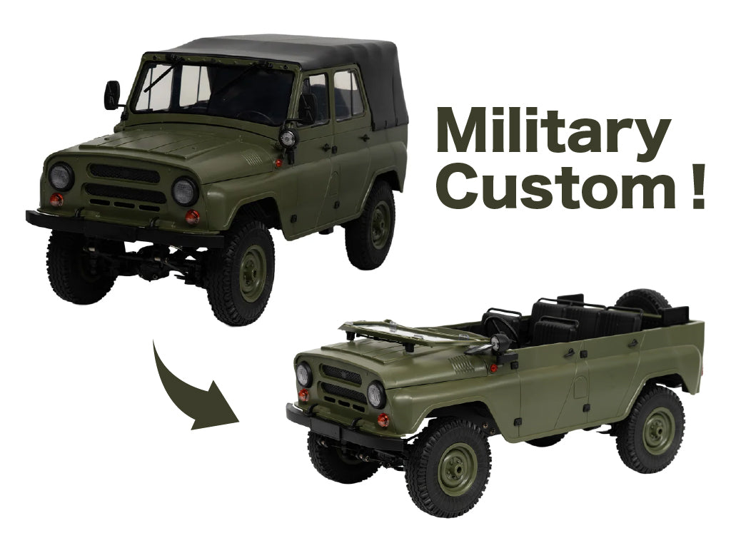 無骨こそ正義。軍用四輪駆動車UAZ-469を再現！WPL JAPAN C94 RTRの魅力