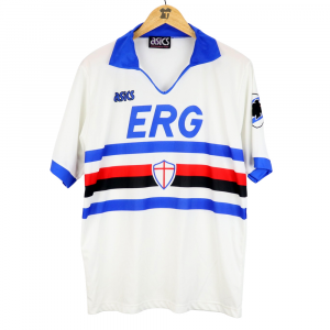 1992-93 Sampdoria Away Shirt Asics M