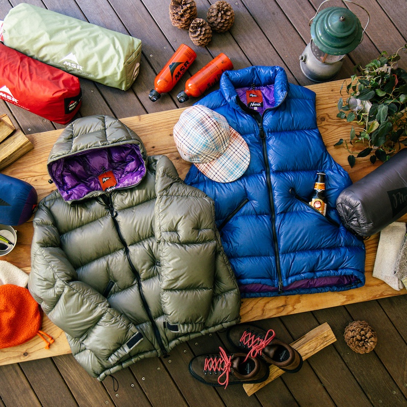 NANGA × Pilgrim Surf＋Supply 『Expedition Down Hoodie