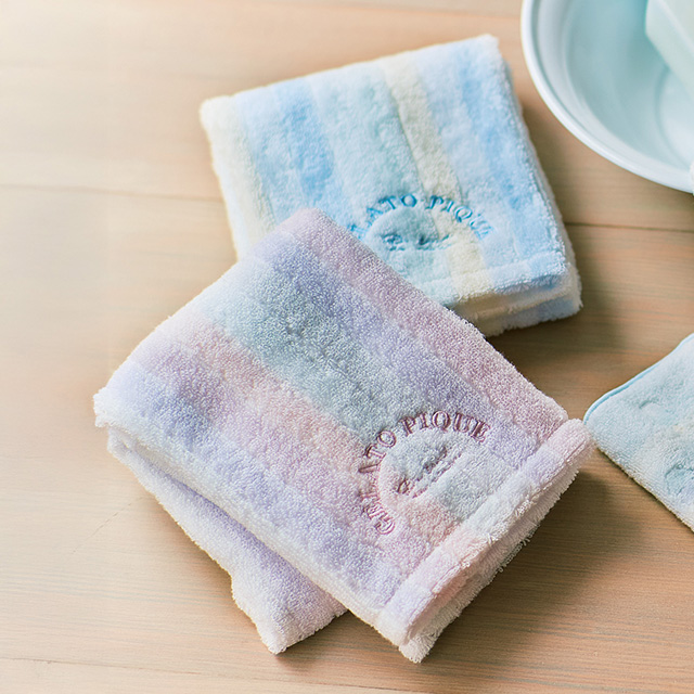 ジェラート ピケ[gelato pique]のフェイスタオル2枚セット｜お祝い