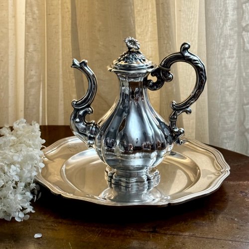 50761-クラシックなフランスアンティーク クリストフル シルバー