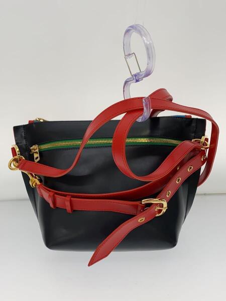 sacai(サカイ) / trapezoid pouch/ショルダーバッグ/レザー/BLK | 中古