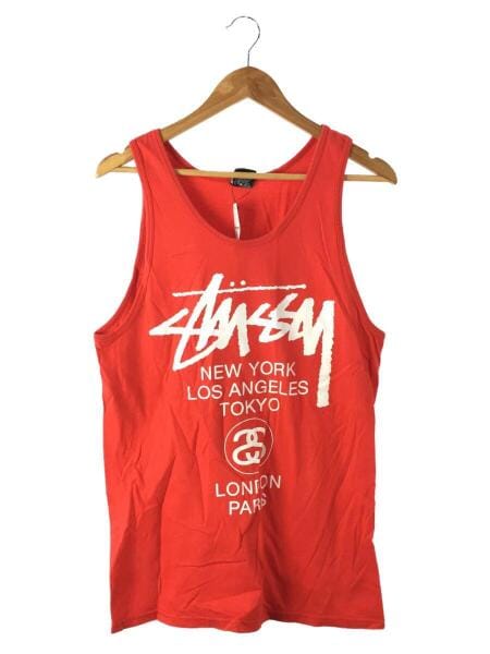 STUSSY(ステューシー) / タンクトップ/トップス/M/コットン/レッド