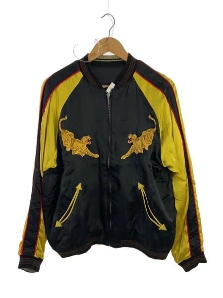 CROPPED HEADS(クロップドヘッズ) / スカジャン/L/レーヨン/BLK | 古着