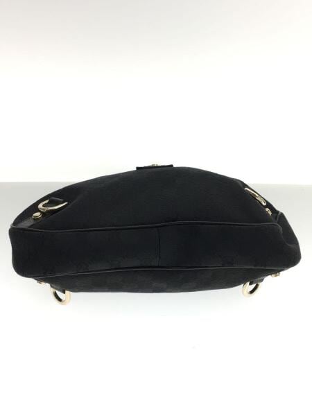 GUCCI(グッチ) / ショルダーバッグ_アビー_グッチシマ/キャンバス/BLK