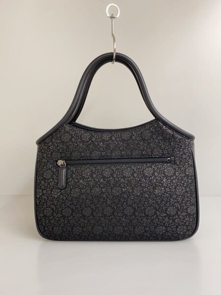 印傳屋(INDEN-YA)(インデンヤ) / 鹿革/唐草模様/ハンドバッグ/レザー