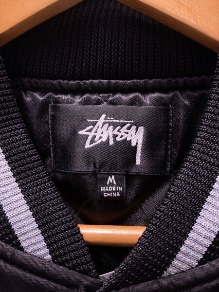 STUSSY(ステューシー) / Sequins Satin Jacket/スタジャン/M