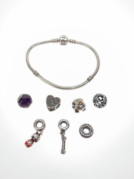PANDORA(パンドラ) / チャーム7点/ブレスレット/--/SLV/レディース