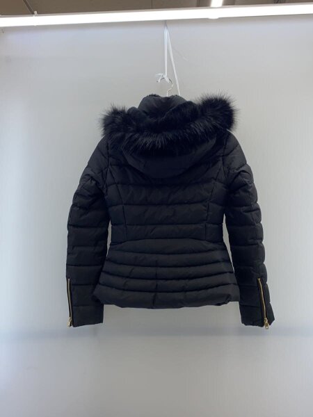 ZARA(ザラ) / セミロング丈フード付きダウンジャケット/XS