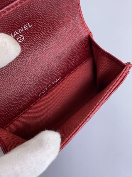 CHANEL(シャネル) / マトラッセ/キャビアスキン/カードケース/レザー