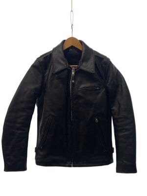 Schott(ショット) / シングルライダースジャケット/34/レザー/BLK