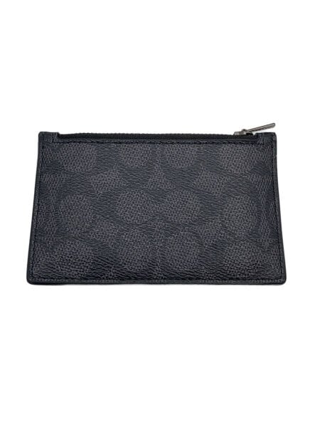 COACH(コーチ) / コインケース/カードケース/レザー/BLK/シグネチャー