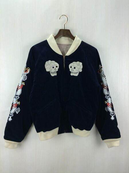 WAREHOUSE(ウェアハウス) / 蛇/髑髏/龍/WHCジップ/ベロアスカジャン/36