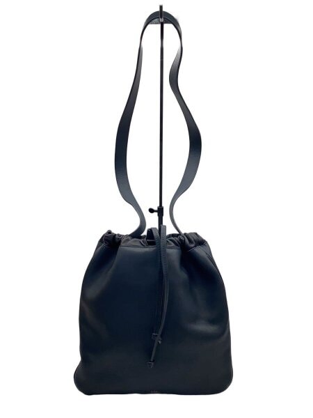 A.P.C.(アーペーセー) / 巾着ショルダーバック/レザー/NVY | 中古品の