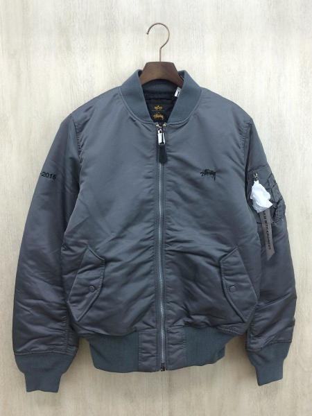 STUSSY(ステューシー) / ×ALPHA/MA-1/フライトジャケット/M/ナイロン