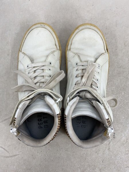 PEARLY GATES(パーリーゲイツ) / ハイカットスニーカー/--/WHT | 中古