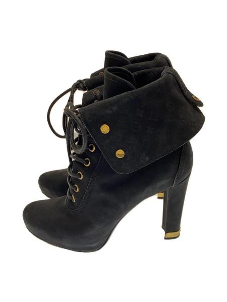 LOUIS VUITTON(ルイヴィトン) / モノグラム/ブーツ/37/BLK/スウェード