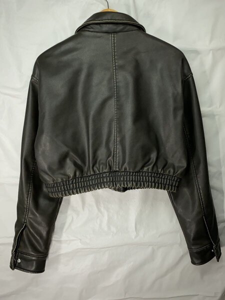 ZARA(ザラ) / レザージャケット・ブルゾン/L/フェイクレザー/BLK/4341