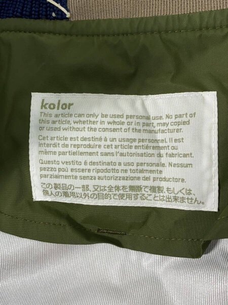 kolor(カラー) / 22SS/ZIP BLOUSON/ドッキングジャケット/2/ナイロン