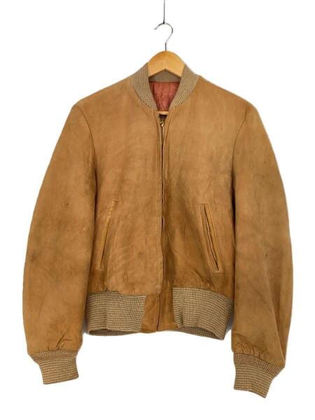 その他ブランド(ソノタブランド) / スエードブルゾン/レザー/キャメル