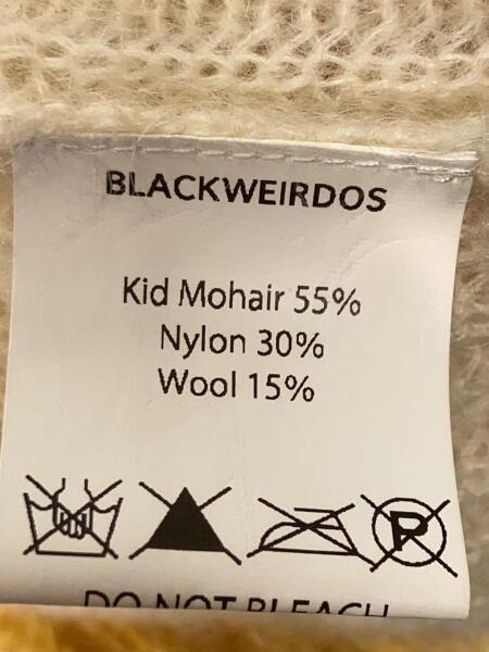 Black Weirdos(ブラックウィドー) / カーディガン(厚手)/M/モヘア/YLW