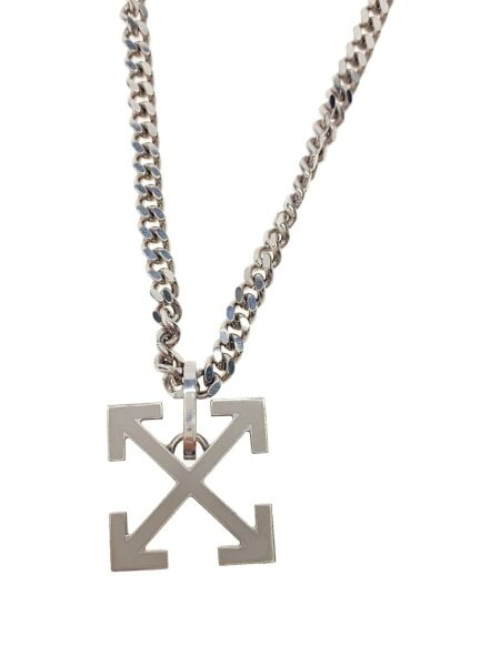 OFF-WHITE(オフホワイト) / ネックレス/--/シルバー/トップ有/メンズ