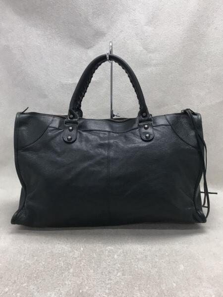 BALENCIAGA(バレンシアガ) / ボストンバッグ/レザー/BLK | 中古品の