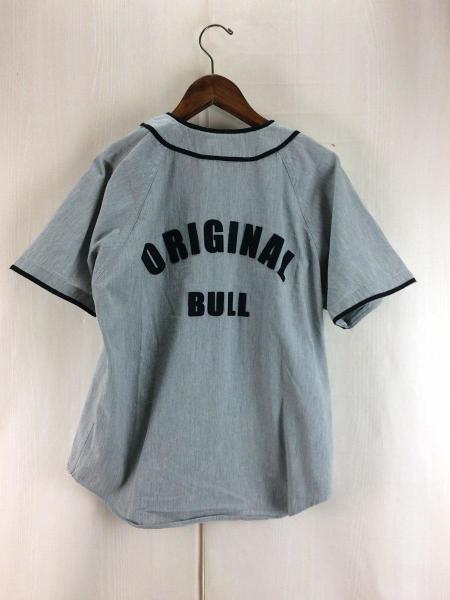 BULL ORIGINAL(ブルオリジナル) / 半袖シャツ/M/コットン/GRY//ベース