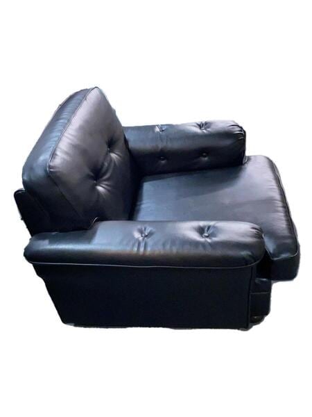 karimoku(カリモク) / オールドカリモク/シングルソファ/レザー/BLK