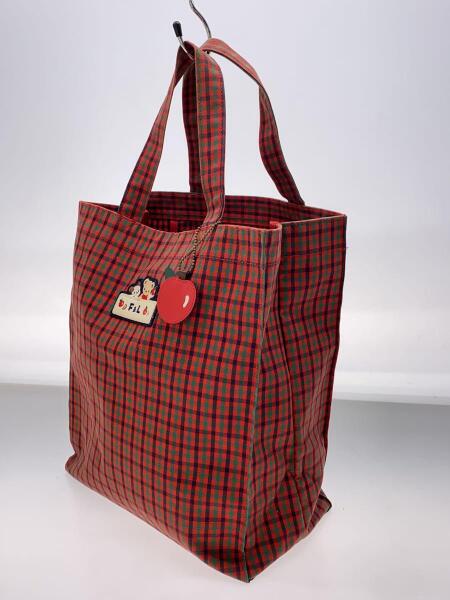 familiar(ファミリア) / トートバッグ/コットン/RED/チェック | 中古品