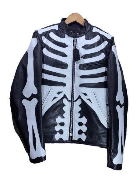 VANSON(バンソン) / シングルライダースジャケット/36/レザー/BLK