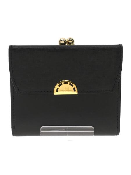 HANAE MORI(ハナエモリ) / 財布/レザー/BLK/レディース/多少の使用感有