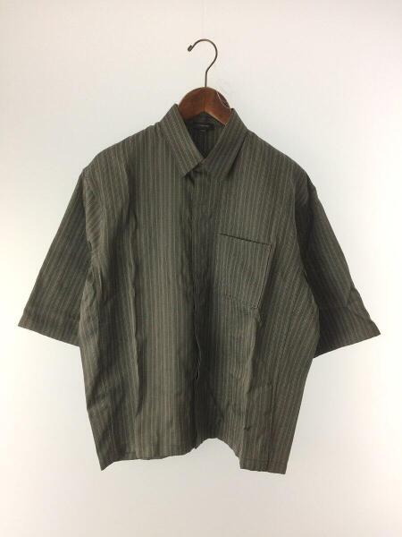 JIL SANDER(ジルサンダー) / ボックスストライプシャツ/半袖シャツ/40