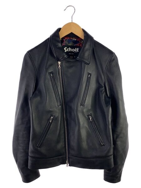 Schott(ショット) / ダブルライダースジャケット/36/羊革/ブラック