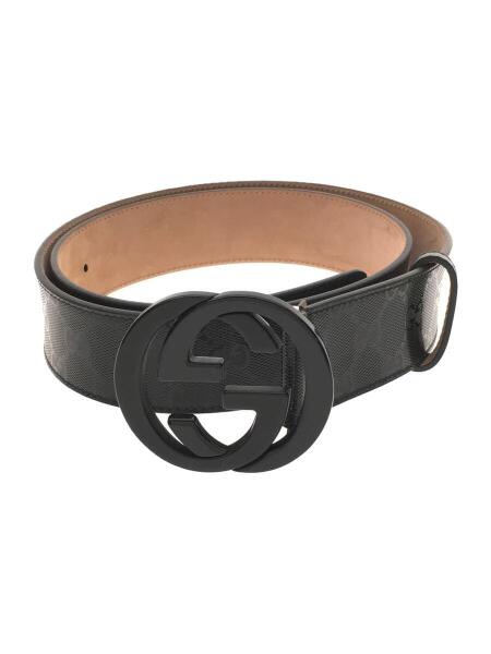 GUCCI(グッチ) / GG/ベルト/レザー/BLK/総柄/メンズ/223891 | 中古品の