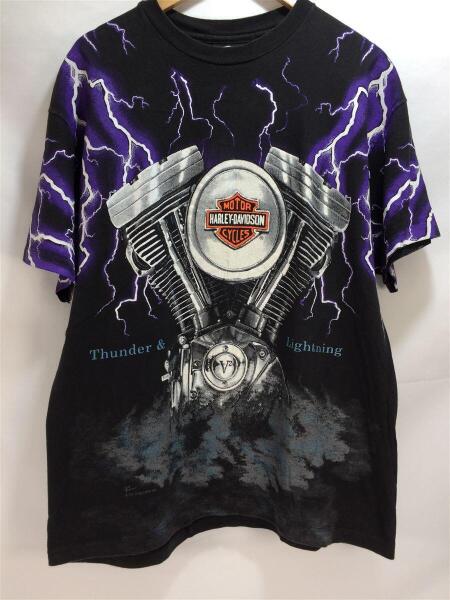 Harley Davidson ハーレーtシャツ taka着似サンダースパイダー 古着