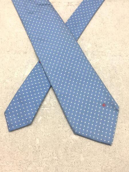 BVLGARI(ブルガリ) / ネクタイ/シルク/BLU/ハート/ドット | 中古品の