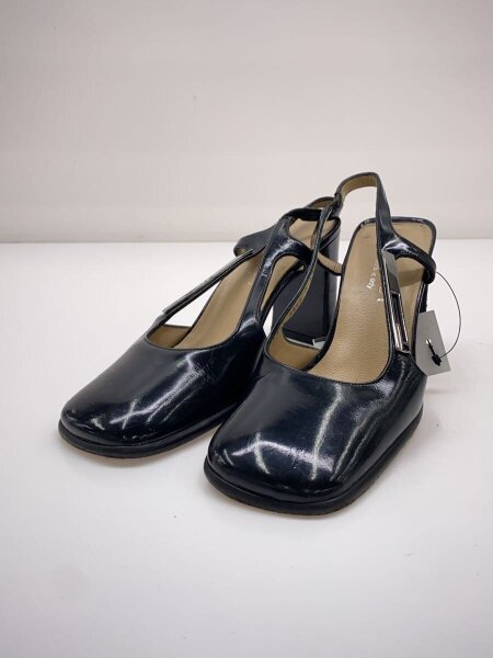 GUCCI(グッチ) / Gロゴ/プレート付/スクエアトゥ/パンプス//34.5/BLK