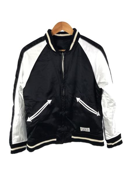 WACKO MARIA(ワコマリア) / スカジャン/M/コットン/BLK/16AW/虎鶴刺繍