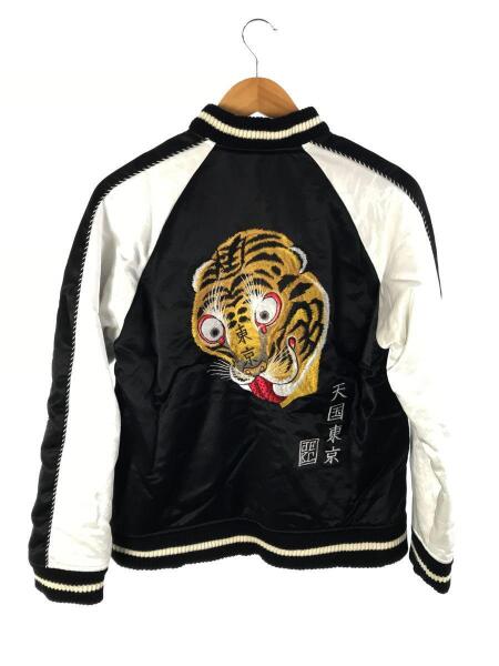 WACKO MARIA(ワコマリア) / スカジャン/M/コットン/BLK/16AW/虎鶴刺繍