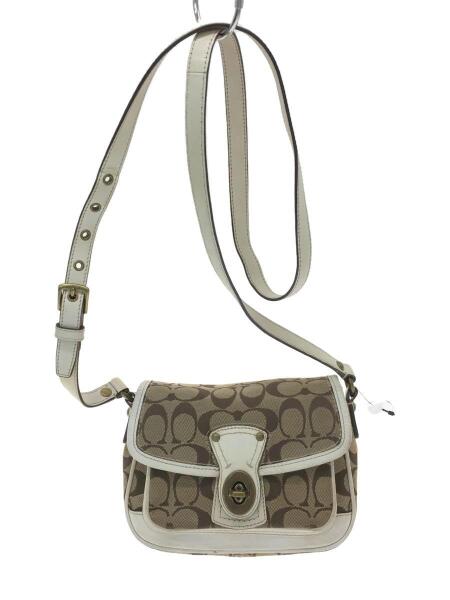 COACH(コーチ) / ショルダーバッグ_シグネチャー/キャンバス/ベージュ