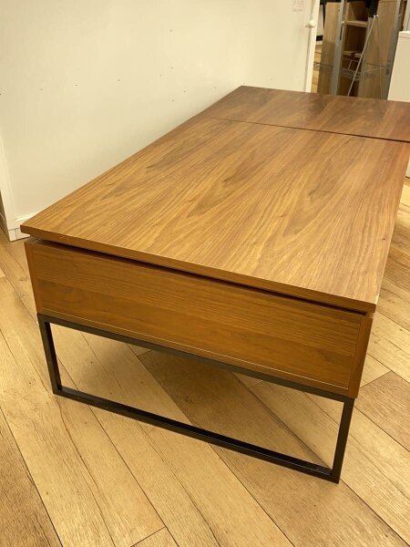 NITORI(ニトリ) / センターテーブルヒバリ120MBR/昇降センターテーブル